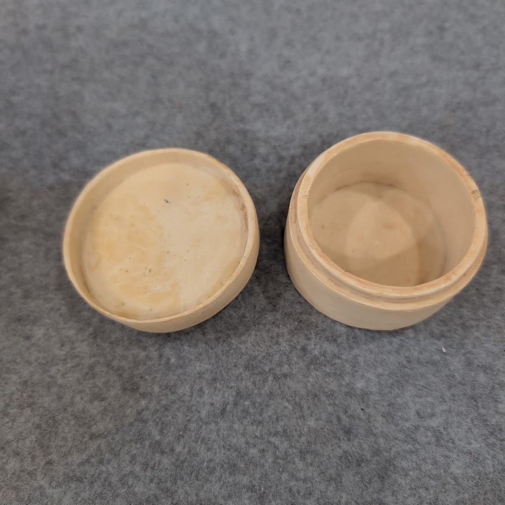 Round Decorative Trinket Box Floral Accent Keepsake‎ Jewelry Storage Container - Picture 4 of 5